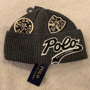 Polo Ralph Lauren beanie patchwork hat